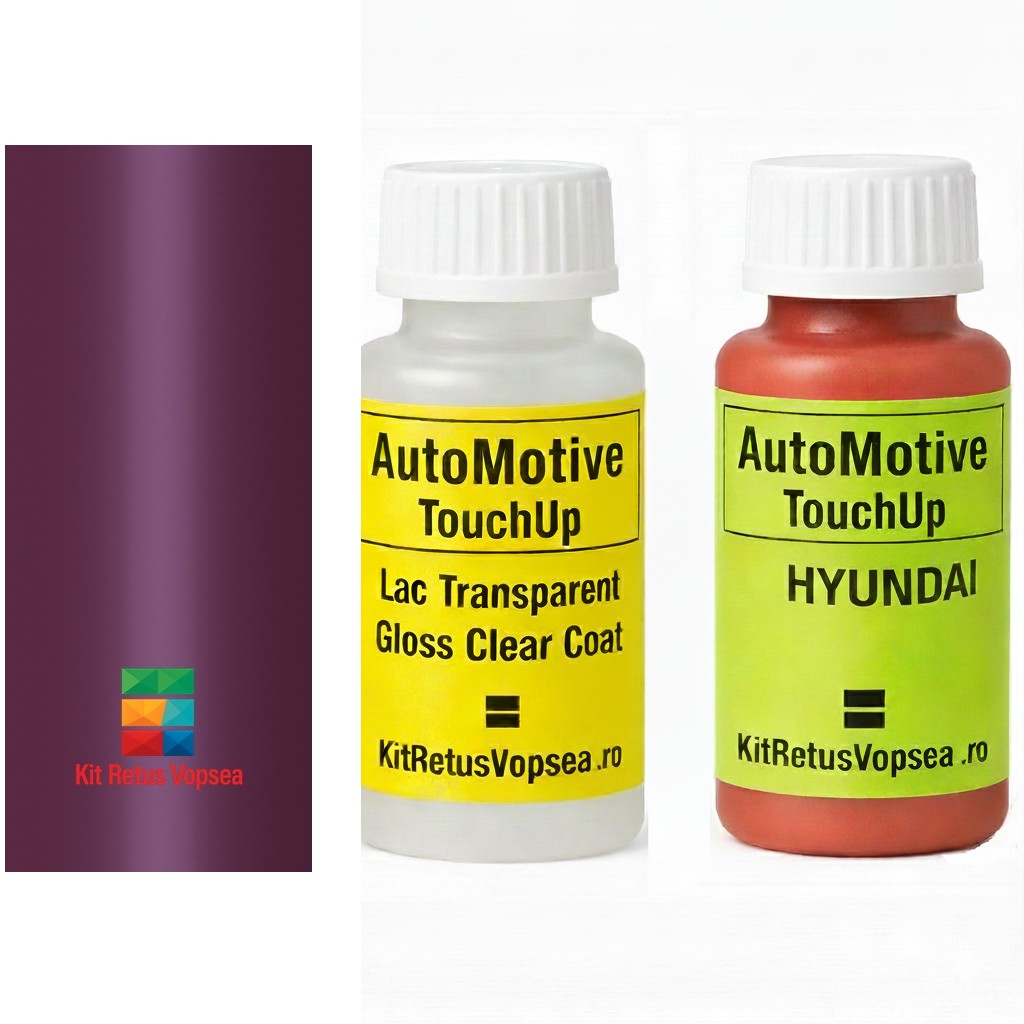 Kit corector vopsea cu pensula Hyundai Accent HY9035 (Purple), HY9035, HY-16016, RCHY0002