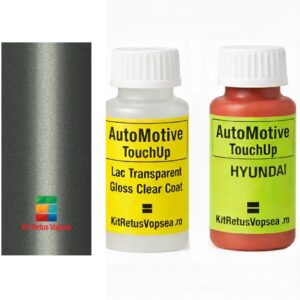 Kit corector vopsea cu pensula Hyundai Accent HY9055 (Gris Laguna), HY9055, GE, GL, HYSA9005