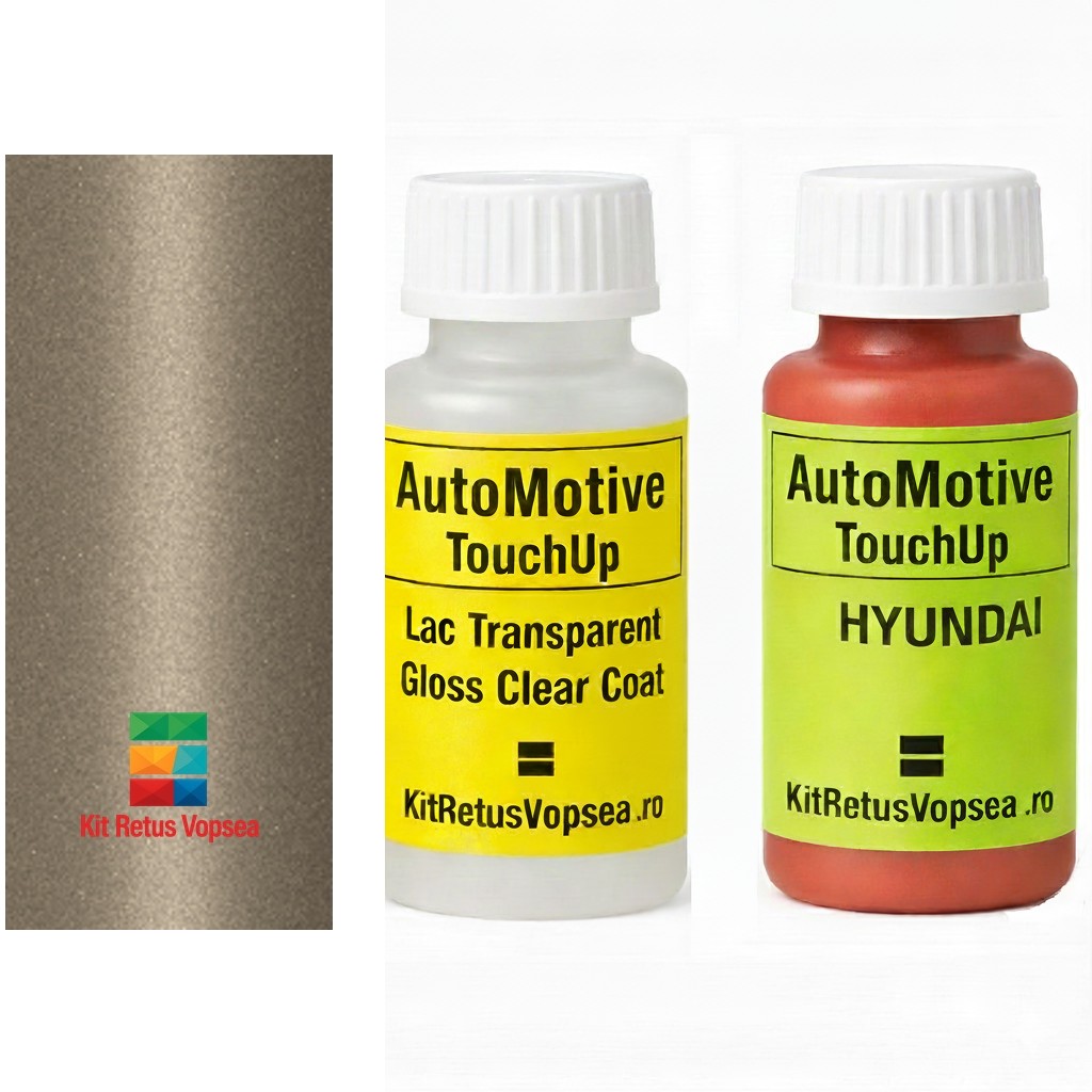 Kit corector vopsea cu pensula Hyundai Accent HY9062 (Dorado Intenso), HY9062, BE, DI