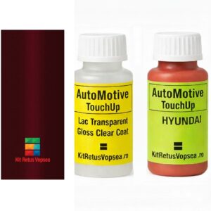 Kit corector vopsea cu pensula Hyundai Accent HY9332 (Velvet Red), HY9332, TZ