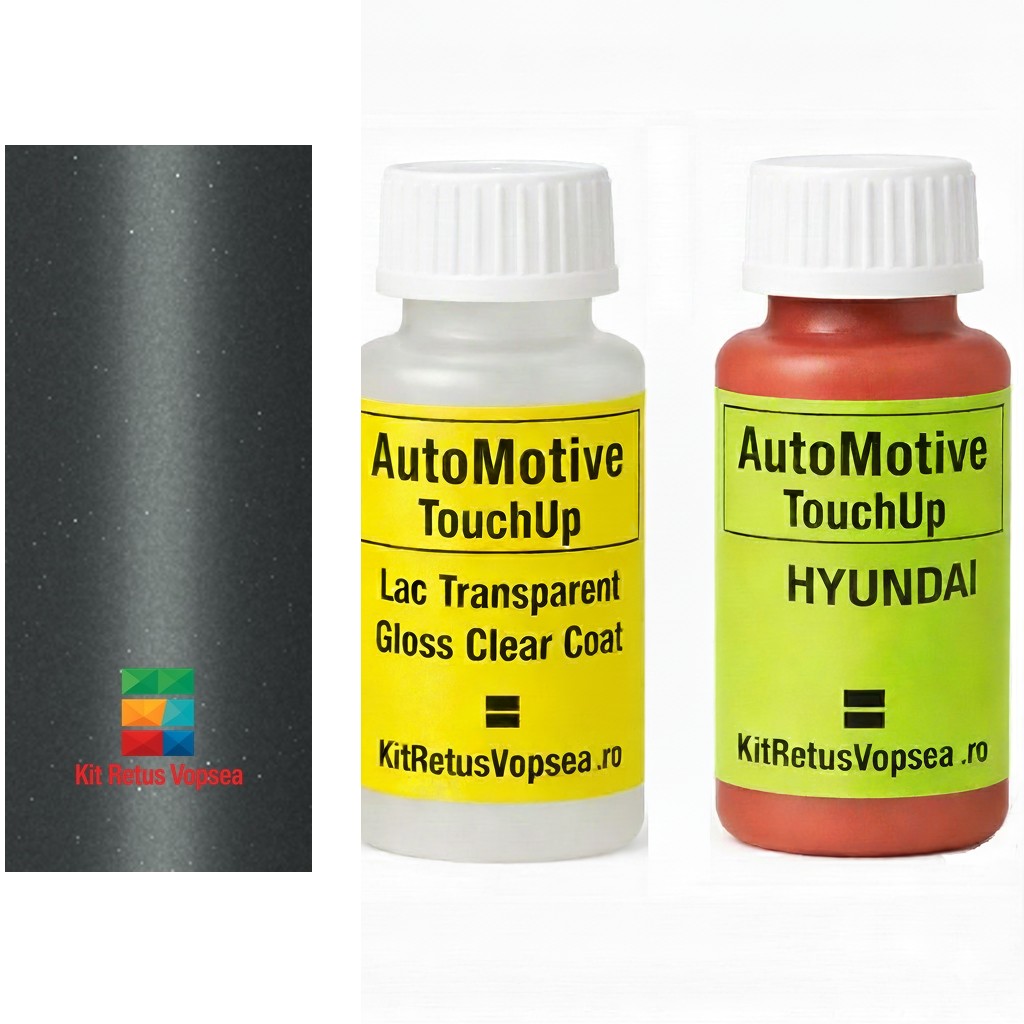 Kit corector vopsea cu pensula Hyundai Accent HY9731 (Stormy Gray), HY9731, WS