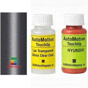 Kit corector vopsea cu pensula Hyundai Accent HY9750 (Charming Gray), HY9750, E1, G6, INDHY9750, 550885