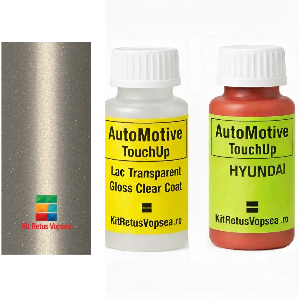 Kit corector vopsea cu pensula Hyundai Accent HY9764 (Real Earth), HY9764, H2