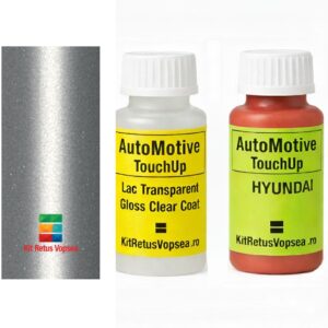 Kit corector vopsea cu pensula Hyundai Accent HY9794 (Sleek Silver), HY9794, NCA, RHM