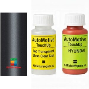Kit corector vopsea cu pensula Hyundai Accent HY9798 (Dark Grey), HY9798, 2E, SAE, ZE, INDHY9798