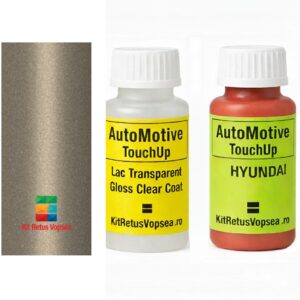 Kit corector vopsea cu pensula Hyundai Accent HY9825 (Gold Beige), HY9825, 9G