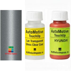 Kit corector vopsea cu pensula Hyundai Alcazar HYT2X (Typhoon Silver), HYT2X, T2X, INDHYT2X, T3X, 3T