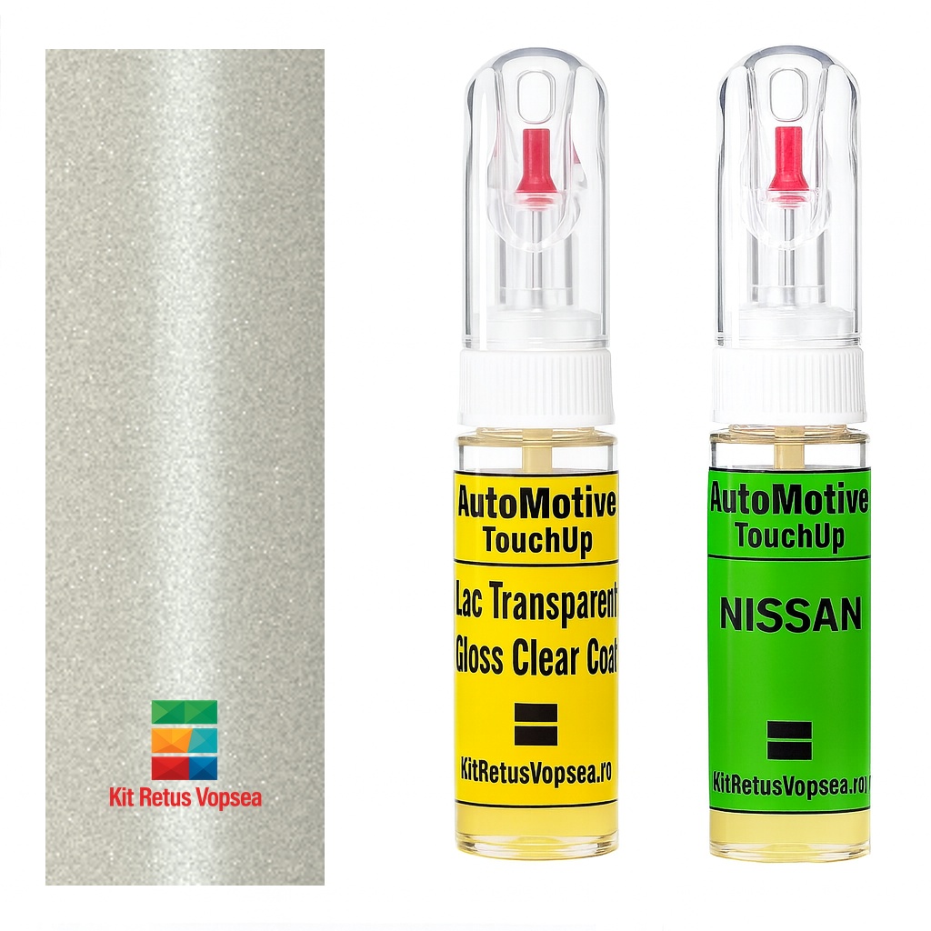 Kit retus vopsea touch-up Nissan Almera NISQAB (White), NISQAB, QAB, INDNISQAB