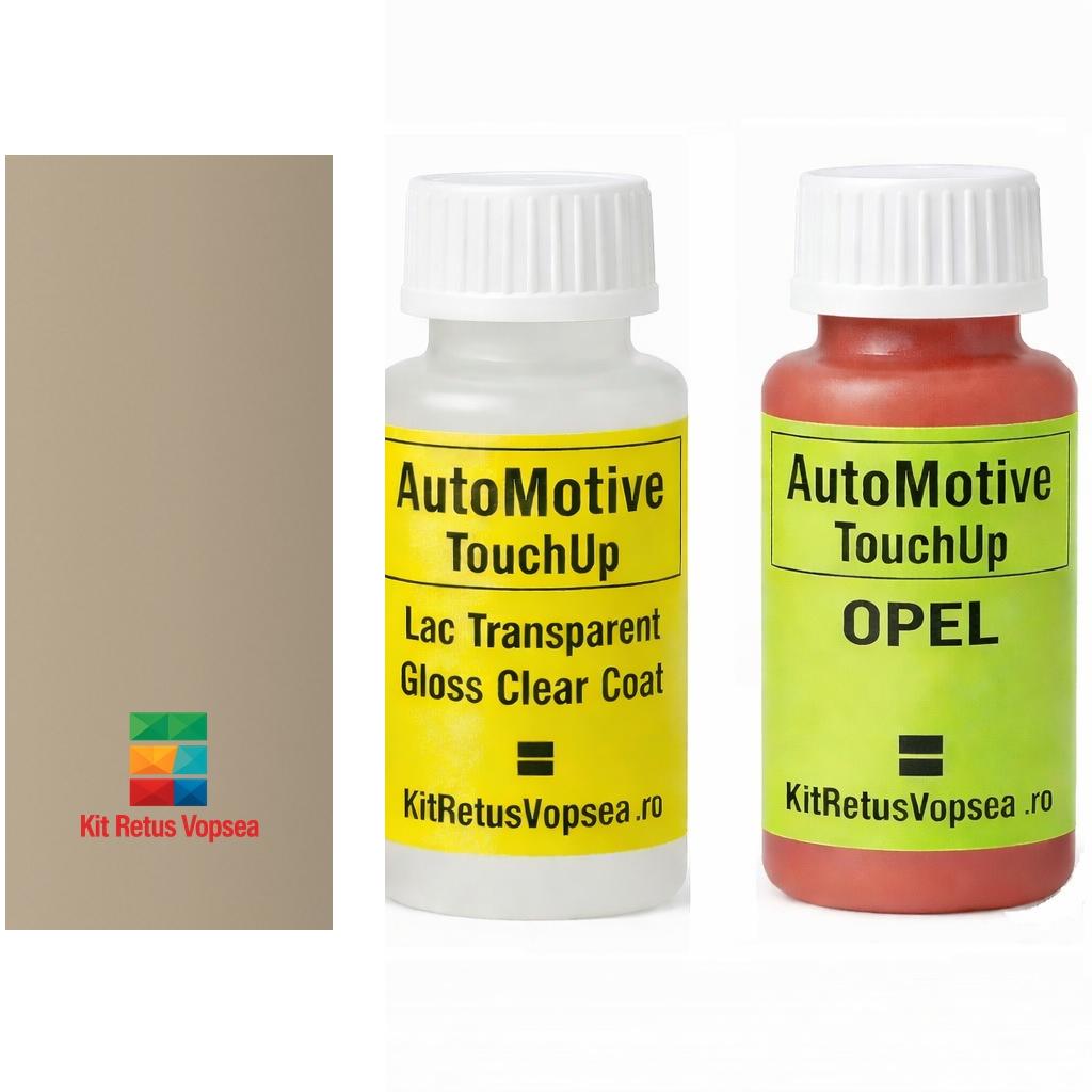 Kit corector vopsea cu pensula Opel Ascona OP433 (Pergament), 19279, 081410, OP433, 433, 52, 52L
