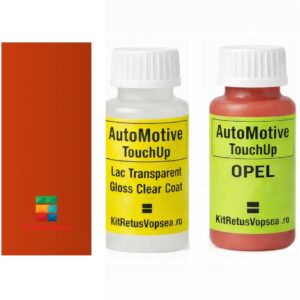 Kit corector vopsea cu pensula Opel Ascona OP529 (Ziegelrot/Brill.Rot), 31537, 071674, OP529, 529, KB, WW