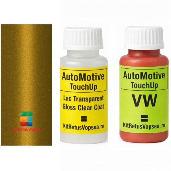 Kit corector vopsea cu pensula Volkswagen Atlas VWLR1X (Curcuma Yellow), VWLR1X, LR1X, L-R1X, R1X, 6T, 11542, 6T6T, 6TPA, INDVWLR1X