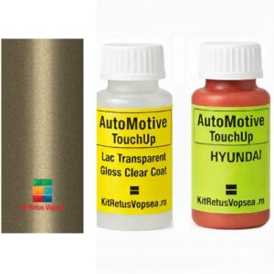 Kit corector vopsea cu pensula Hyundai Atoz HY9633 (Moss Beige), 790641, HY9633, QP, RCHY0005