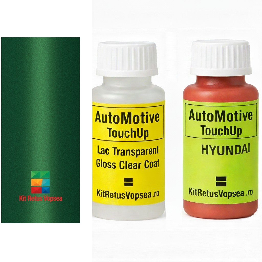 Kit corector vopsea cu pensula Hyundai Atoz HY9636 (Summer Green), 790644, HY9636, KZ, RCHY0004