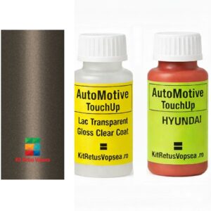 Kit corector vopsea cu pensula Hyundai Atoz HY9703 (Low Warm Grey), HY9703, NH