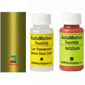 Kit corector vopsea cu pensula Nissan Aura NISEBA (Greenish Yellow), NISEBA, BEBA, EBA, 552149, INDNISEBA