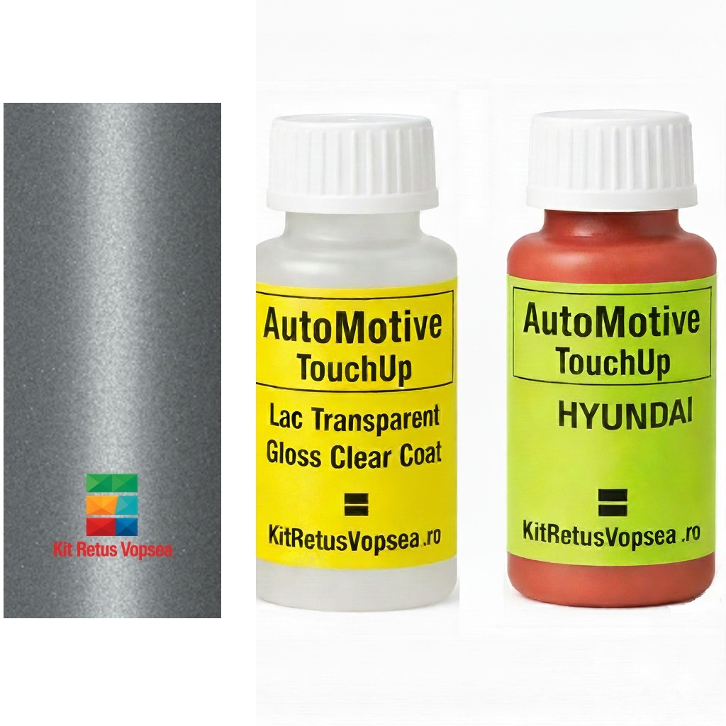 Kit corector vopsea cu pensula Hyundai Avante N HYT2X (Typhoon Silver), HYT2X, T2X, INDHYT2X, T3X, 3T