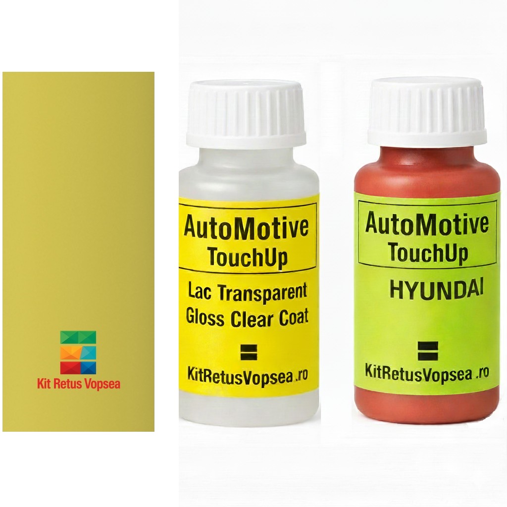 Kit corector vopsea cu pensula Hyundai Avante N Line HY1105 (Funny Lemon), HY1105, JL, THY0007