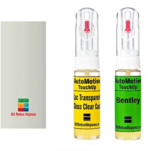 Kit corector vopsea cu pensula Bentley Azure BEN4002 (Glacier), BEN4002, 95.61.027, 9561027, LA9B, B7, B7B7, 915564