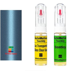 Kit corector vopsea cu pensula Bentley Azure BEN9009 (Silverlake), BEN9009, 95.60.0106, 9560106, K5R, LK5R, 5E, 5E5E, 904510, 903117