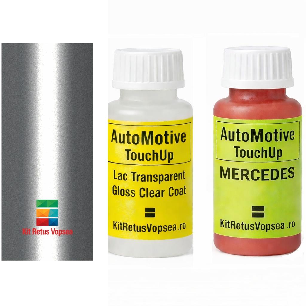 Kit corector vopsea cu pensula Mercedes C-Klasse MB765 (Titansilber), MB765, 765, 9765, 42727, DB765