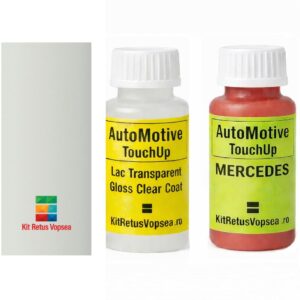 Kit corector vopsea cu pensula Mercedes C-Klasse MB9618 (Firnweiss), 91240, MB9618, 9618, DB9618
