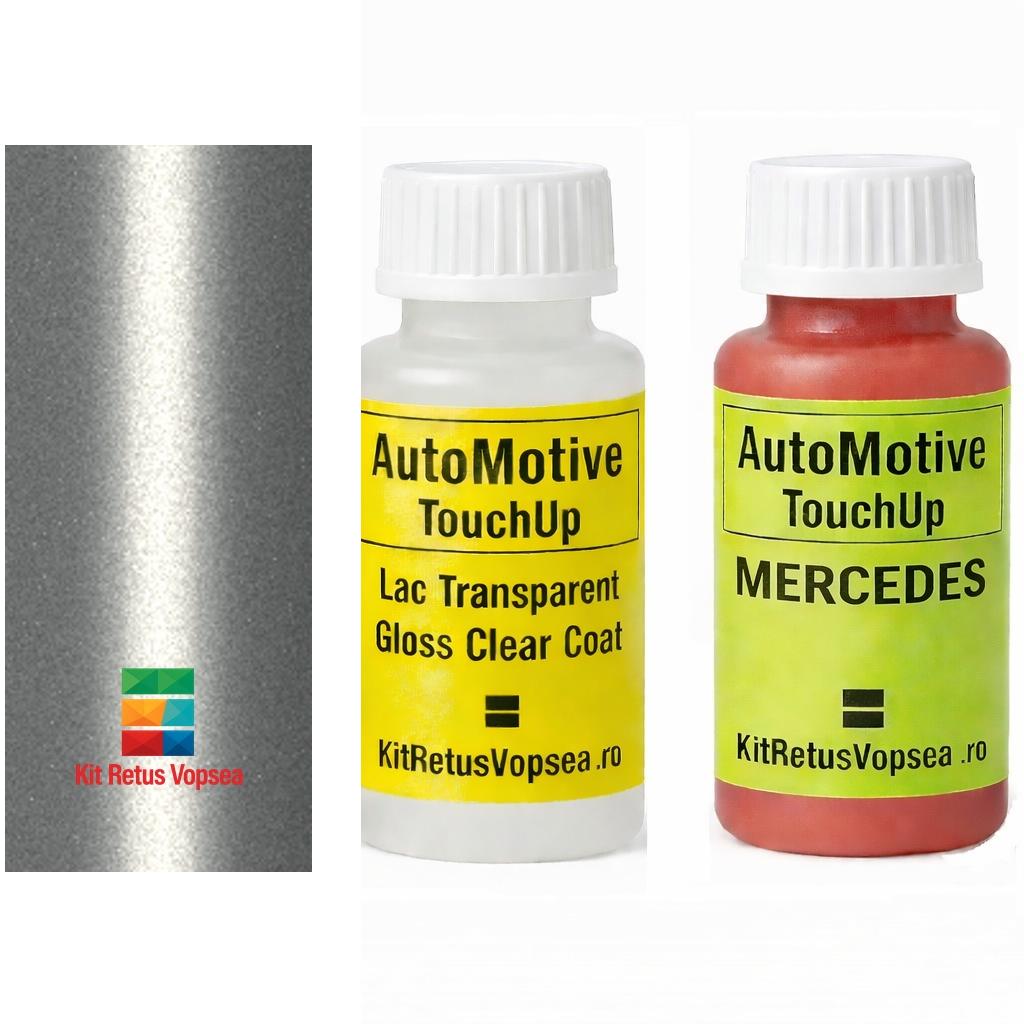 Kit corector vopsea cu pensula Mercedes C-Klasse MB9714 (Brill.Silber), 42654, MB9714, 9714, DB9714