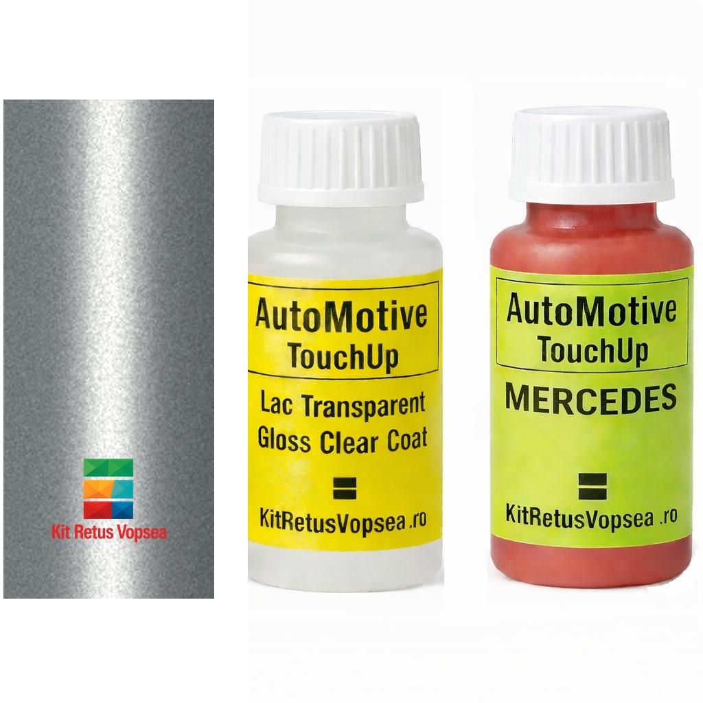 Kit corector vopsea cu pensula Mercedes C-Klasse MB982 (Iridiumsilber), MB982, 982, 9982, 96091, DB982