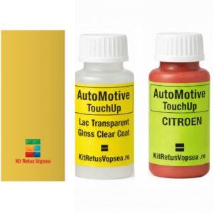 Kit corector vopsea cu pensula Citroen C1 AC1643 (Jaune Citrus), AC1643, KBL