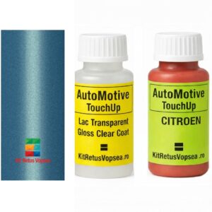Kit corector vopsea cu pensula Citroen C3 AC9455 (Bleu Lucia), AC9455, 412, KMY, KMYB, KMYD, M03Y, 915444