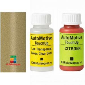 Kit corector vopsea cu pensula Citroen C4 AC9561 (Jaune Scott), AC9561, KBC, 919887