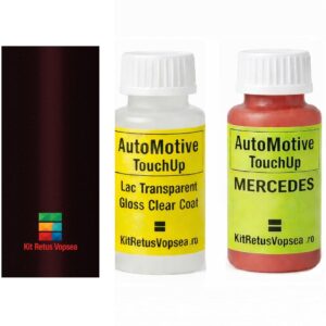 Kit corector vopsea cu pensula Mercedes CLS-Klasse MB3660 (Rubellitrot), MB3660, 3660, MB3-660, 33008, DB3660, 660