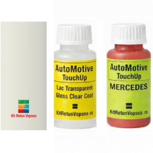 Kit corector vopsea cu pensula Mercedes C Sportcoupe MB40015 (Branco Alabastro), MB40015, 960, 960U, DB40015