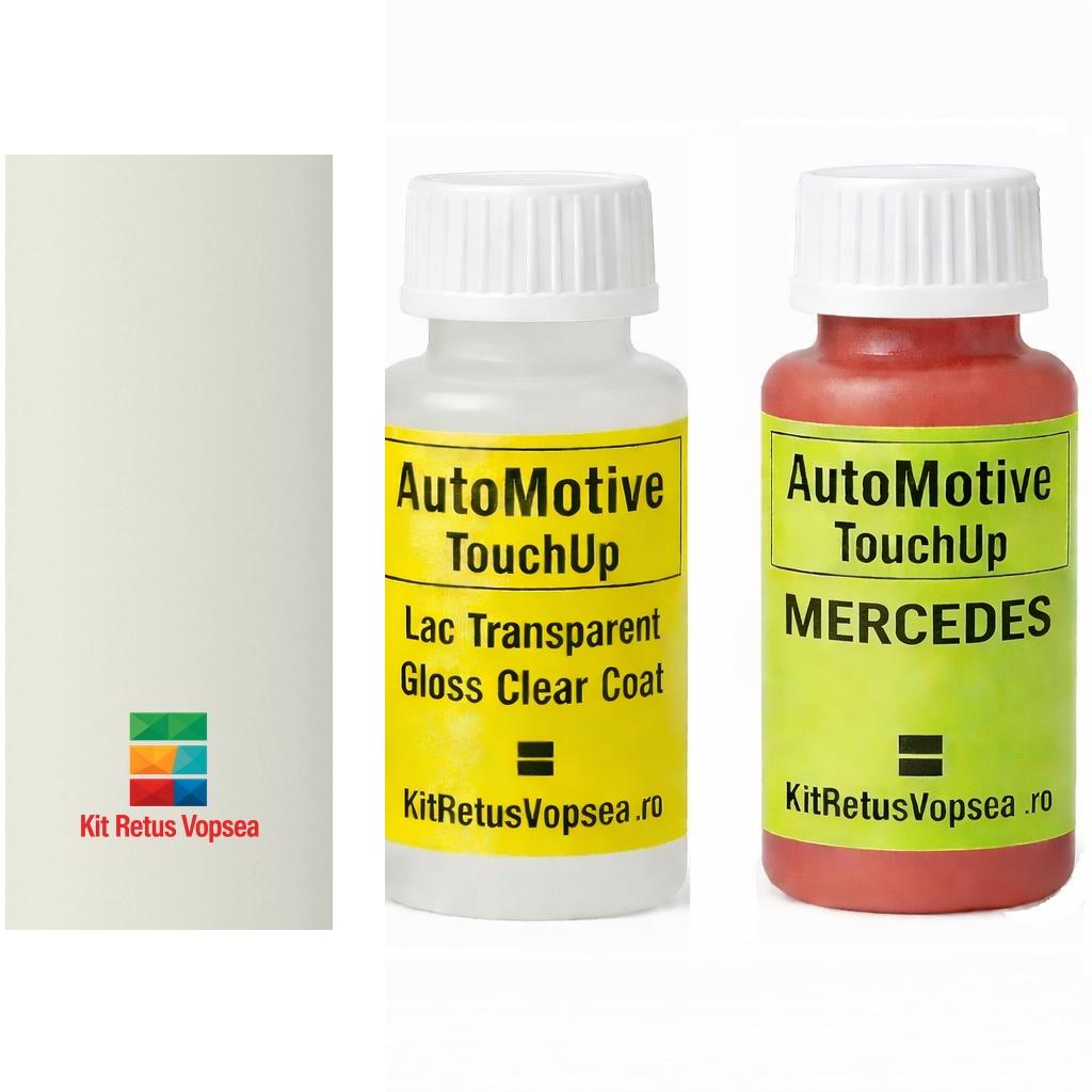 Kit corector vopsea cu pensula Mercedes C Sportcoupe MB40015 (Branco Alabastro), MB40015, 960, 960U, DB40015