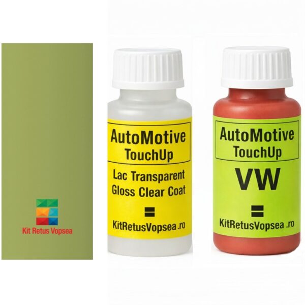Kit corector vopsea cu pensula Volkswagen Caddy VWLJ6E (Primaveragruen), VWLJ6E, J6E, LJ6E, E0, E0E0, EO, EOEO, 65217
