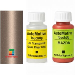 Kit corector vopsea cu pensula Mazda Carol MAZ9209 (Reddish Silver), MAZ9209, 23K, Z6B