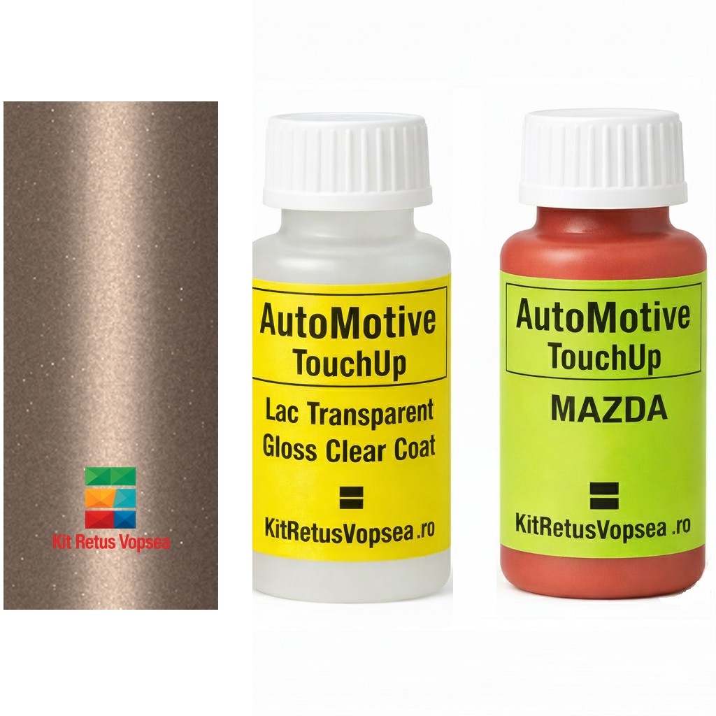 Kit corector vopsea cu pensula Mazda Carol MAZ9209 (Reddish Silver), MAZ9209, 23K, Z6B
