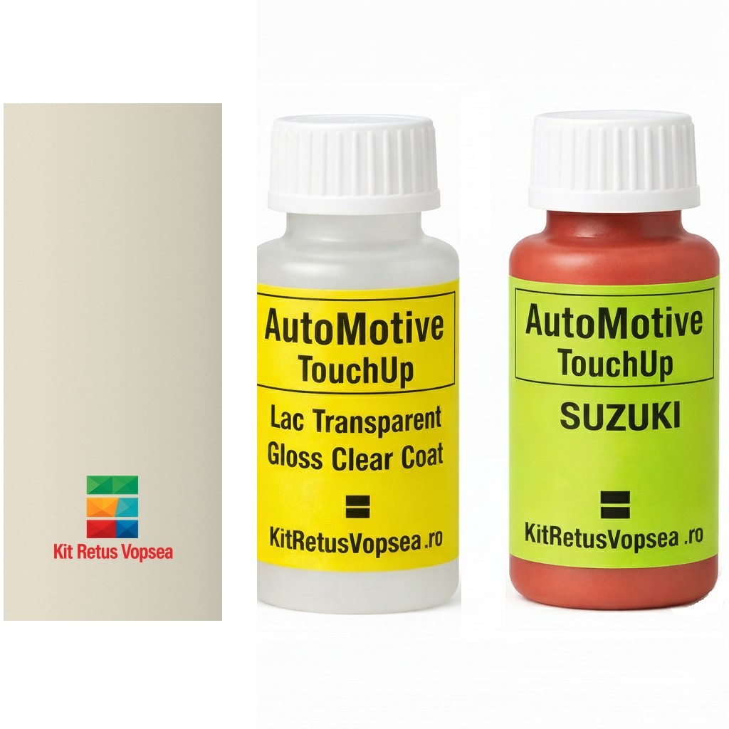 Kit corector vopsea cu pensula Suzuki Cervo SUZ0RB (Olympos White), SUZ0RB, 0RB