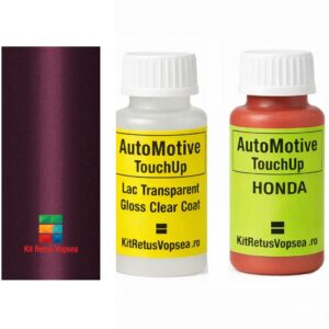 Kit corector vopsea cu pensula Honda Civic HON9017 (Camellia Red), HON9017, R86P4, R-86P-4