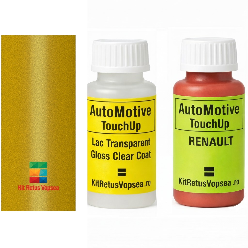 Kit corector vopsea cu pensula Renault Clio Sport V6 R9541 (Jaune Moutarde) ,R9541, K30