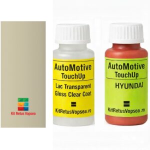 Kit corector vopsea cu pensula Hyundai County HY8011 (Mild Beige), HY8011, AD, ROKHY8011
