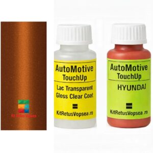 Kit corector vopsea cu pensula Hyundai Coupe HY9201 (GK Orange), HY9201, VH