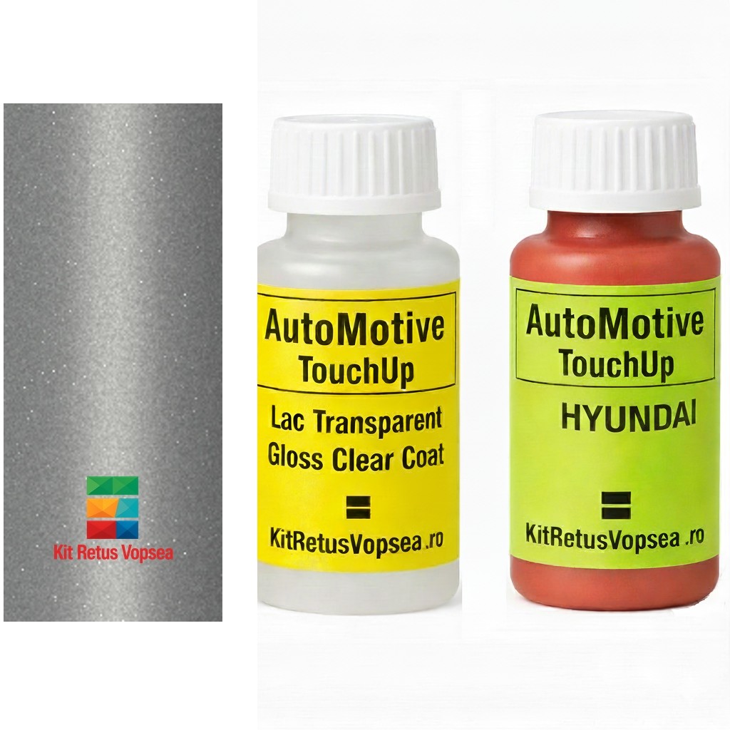 Kit corector vopsea cu pensula Hyundai Coupe HY9710 (Smart Silver), HY9710, LS