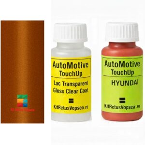 Kit corector vopsea cu pensula Hyundai Creta HY9207 (Passion Orange), HY9207, TE3, INDHY9207, TT6