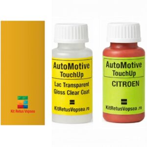 Kit corector vopsea cu pensula Citroen DS3 ACKAS (Sport Yellow), ACKAS, B8, KAS