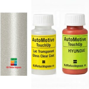 Kit corector vopsea cu pensula Hyundai Dynasty HY9436 (White Pearl), HY9436, MO, ROKHY0150