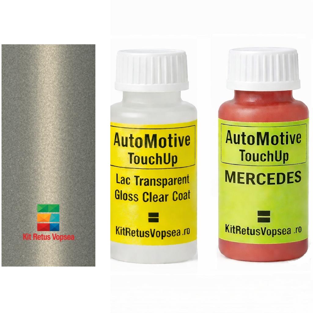Kit corector vopsea cu pensula Mercedes E-Klasse MB029 (Designo Silber), 42711, MB029, 0029, 029, DB029