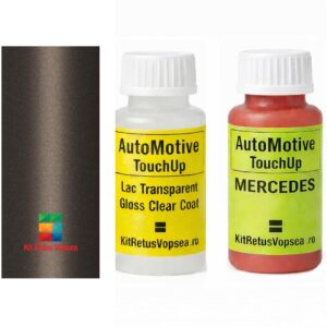 Kit corector vopsea cu pensula Mercedes E-Klasse MB771 (Velvet Brown), MB771, 771, 8771, 8-771