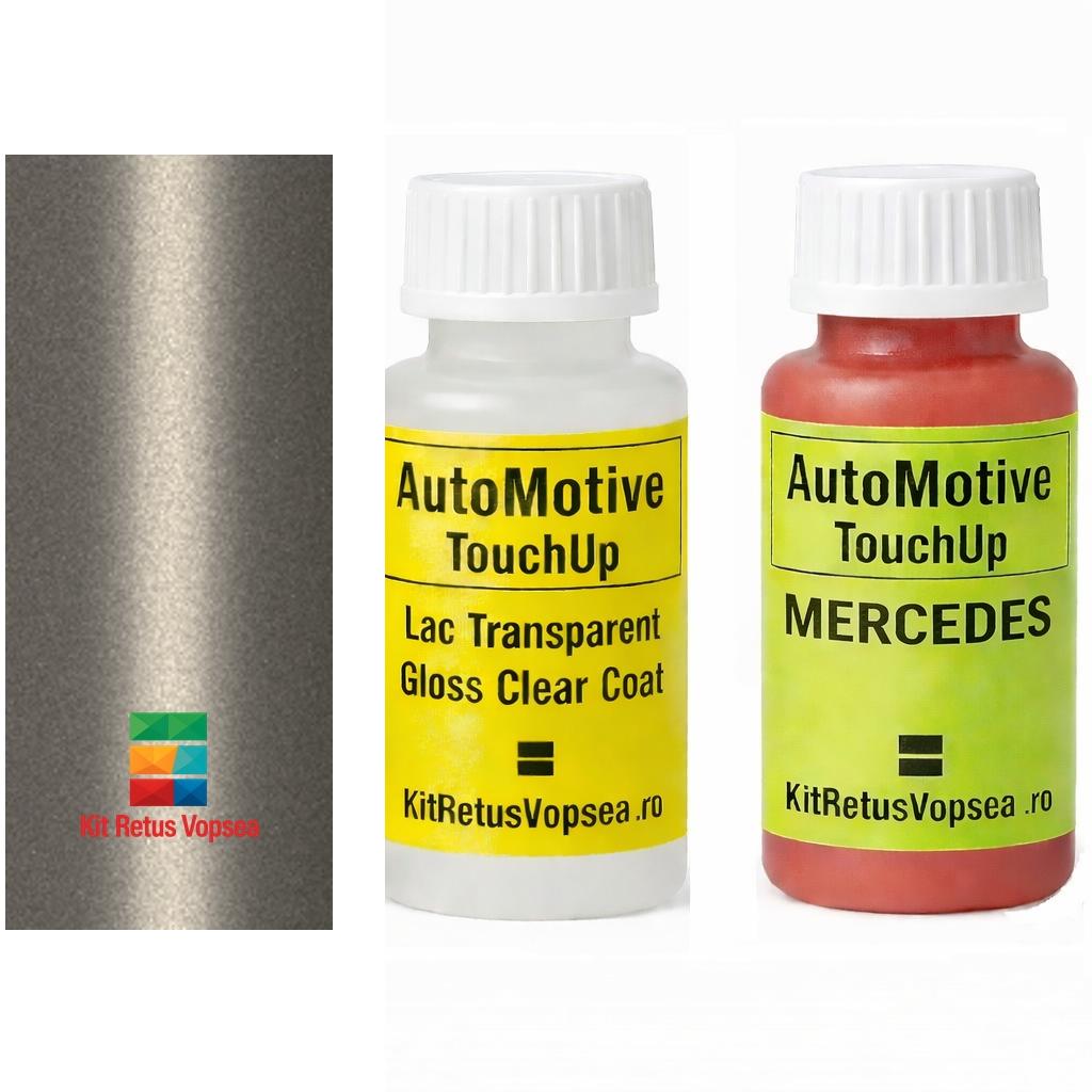 Kit corector vopsea cu pensula Mercedes E-Klasse MB9720 (Rauchsilber), 42505, 099674, MB9720, 9720, DB9720