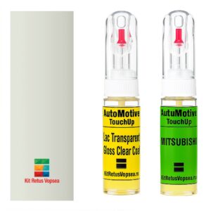 Kit retus vopsea touch-up Mitshubishi EK Wagon MIT4021 (Polar White), MIT4021, 3E, 3EN, FZ, W37, CMW10037