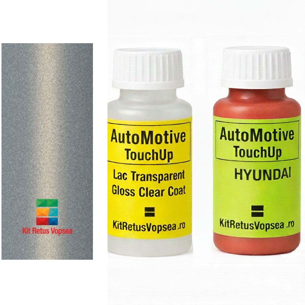 Kit corector vopsea cu pensula Hyundai Elantra HY9719 (Exotic Silver), HY9719, TT, INDHY9719, ROKHY0206, 550862